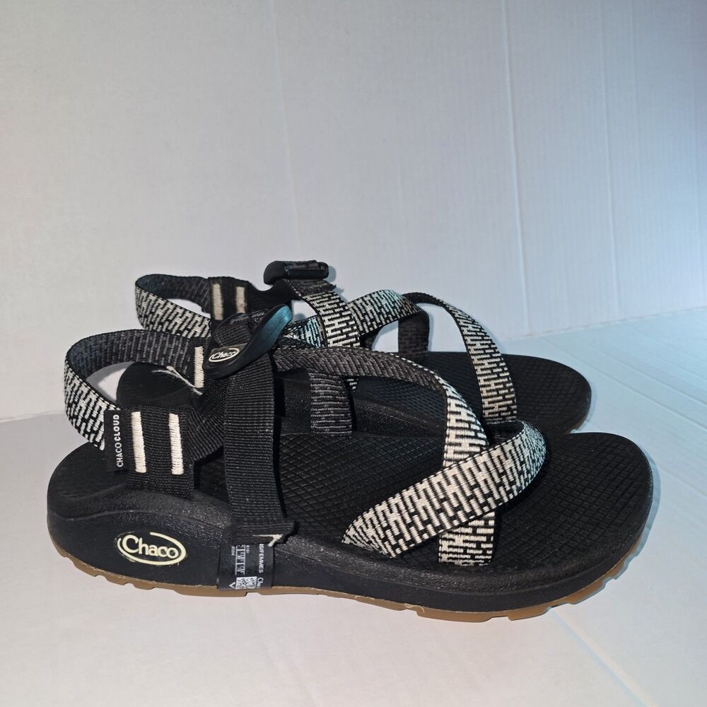 Chaco Z/Cloud Sandals Women's Size 7 Black Athletic Outdoor Hiking Water Shoes - Picture 4 of 7